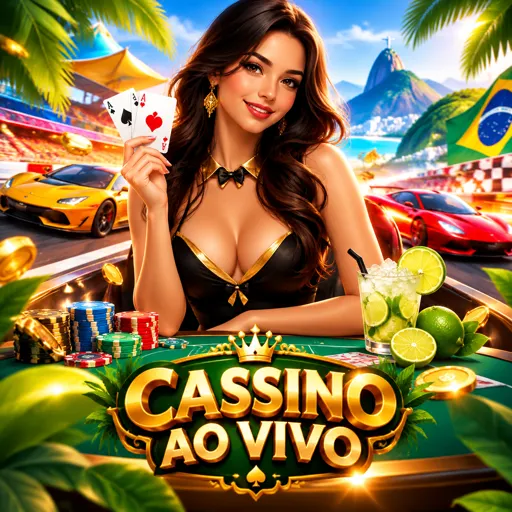 Crupiê servindo cartas em mesa de cassino ao vivo